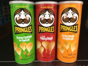 Pringles retro cans