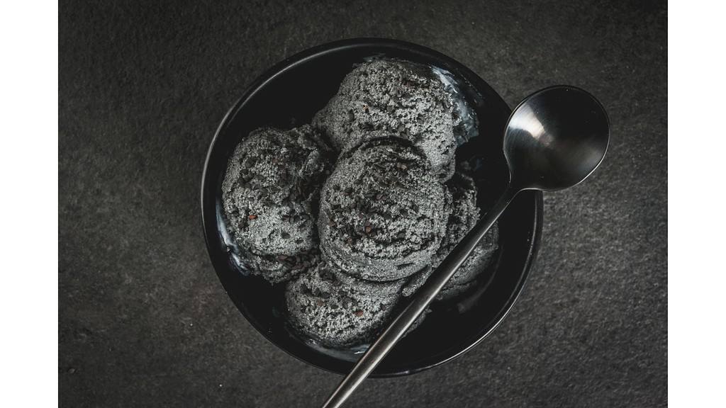 Black Sesame Ice Cream