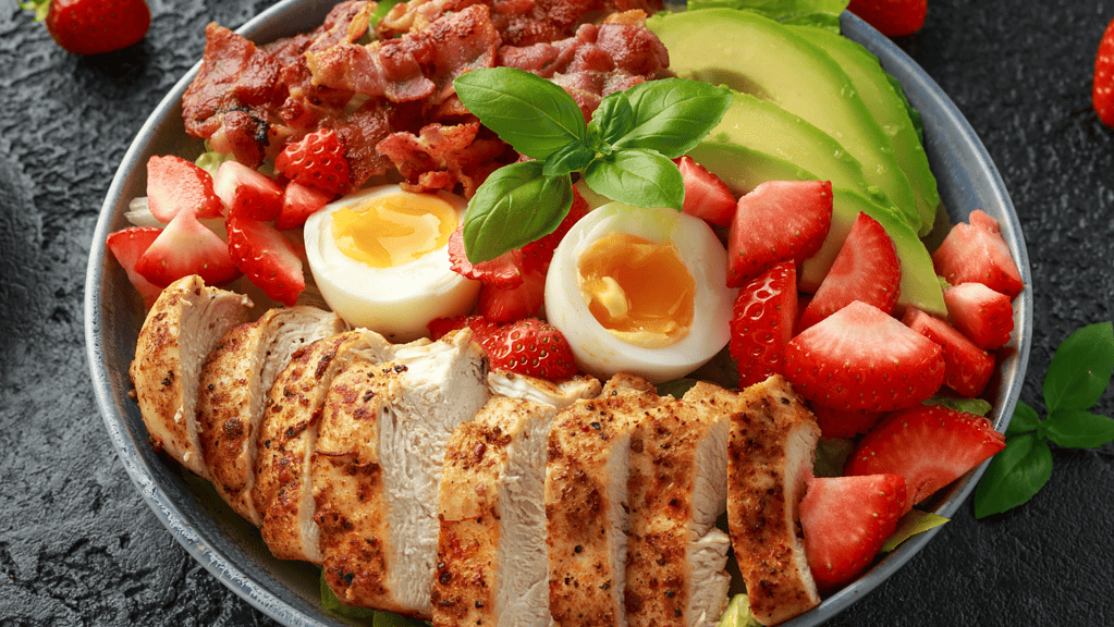 Cobb Salad with Hard-Boiled Eggs