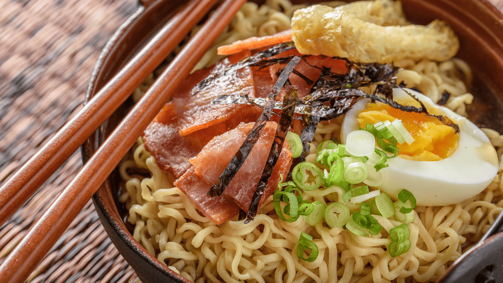 Ramen with Hard-Boiled Eggs