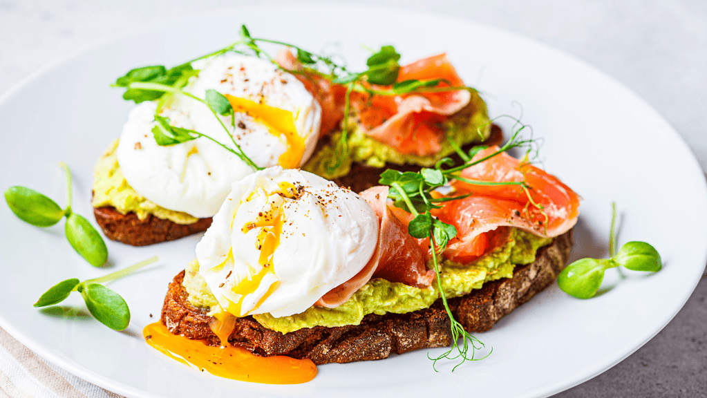 Salmon with Hard-Boiled Eggs